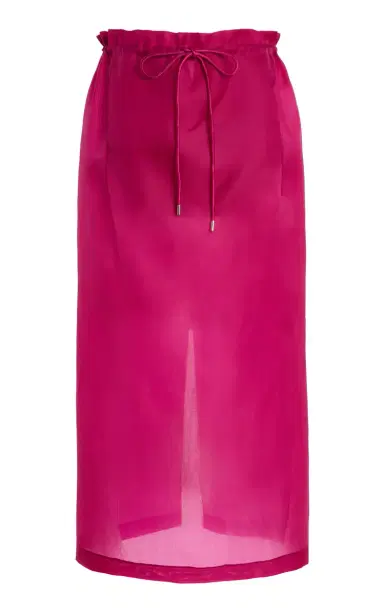 KALLMEYER Regina Drawstring Silk Midi Skirt | Thumbnail 2 KALLMEYER Regina Drawstring Silk Midi Skirt | Thumbnail 2
