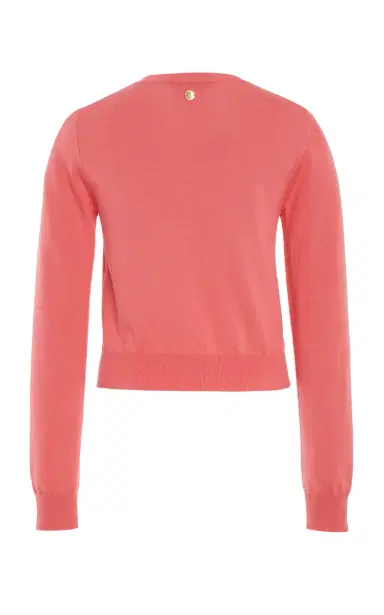 Carolina Herrera Signature Silk-Cotton Cardigan | Thumbnail 6 Carolina Herrera Signature Silk-Cotton Cardigan | Thumbnail 6