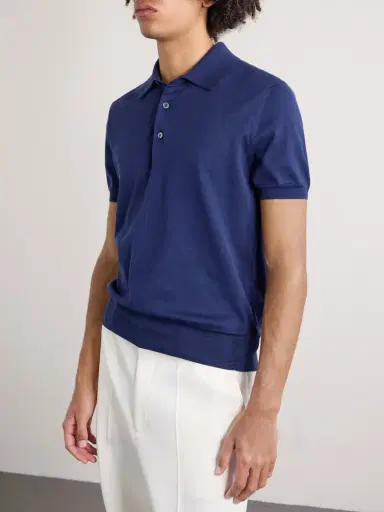 Tom Ford Cotton Polo Shirt - Men | Thumbnail 3 Tom Ford Cotton Polo Shirt - Men | Thumbnail 3