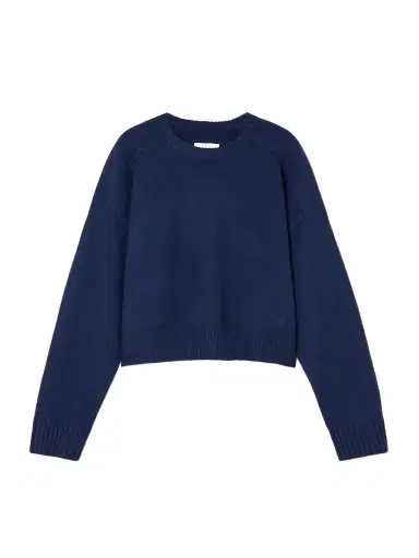 Loulou de Saison Bruzzi Cropped Wool And Cashmere-blend Sweater | Thumbnail 1 Loulou de Saison Bruzzi Cropped Wool And Cashmere-blend Sweater | Thumbnail 1