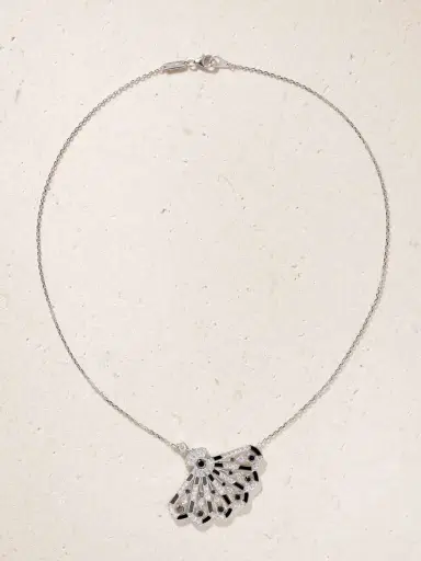 Garrard Fanfare Symphony 18-karat White Gold, Diamond And Spinel Necklace | Thumbnail 4 Garrard Fanfare Symphony 18-karat White Gold, Diamond And Spinel Necklace | Thumbnail 4