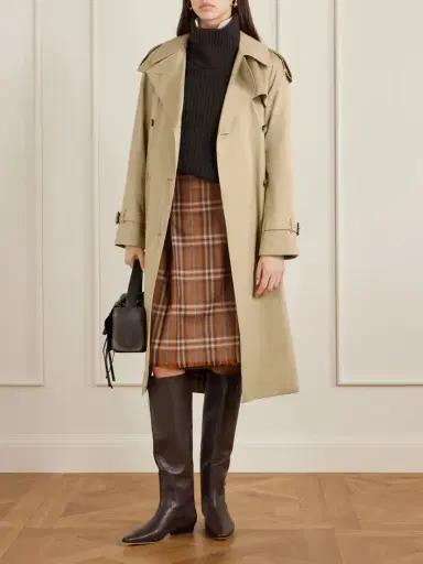 Burberry Castleford Double-breasted Belted Cotton-gabardine Trench Coat | Thumbnail 2 Burberry Castleford Double-breasted Belted Cotton-gabardine Trench Coat | Thumbnail 2