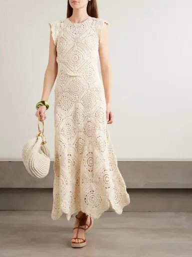 Ulla Johnson Annalisa Crocheted Cotton Maxi Dress | Thumbnail 2 Ulla Johnson Annalisa Crocheted Cotton Maxi Dress | Thumbnail 2