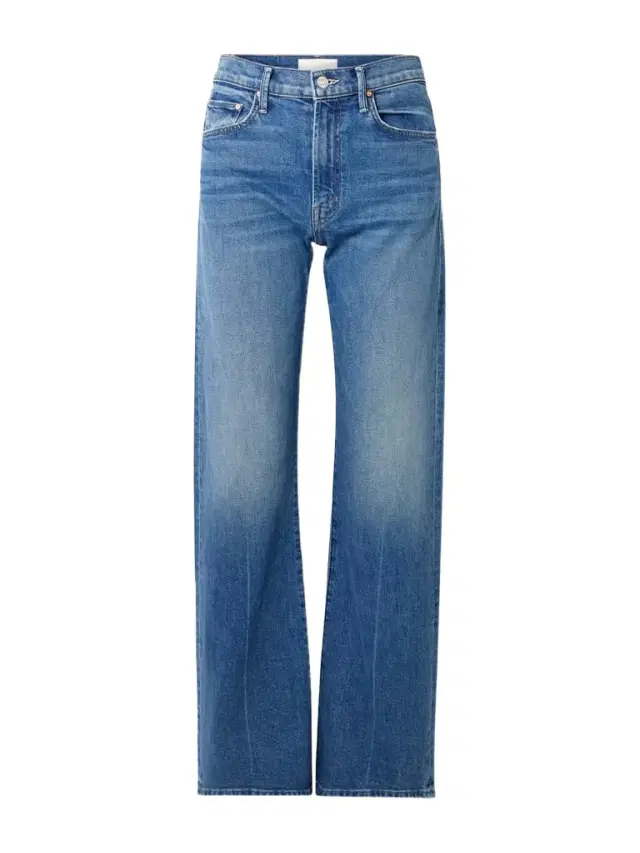 Mother Lasso Sneak Mid-rise Straight-leg Jeans