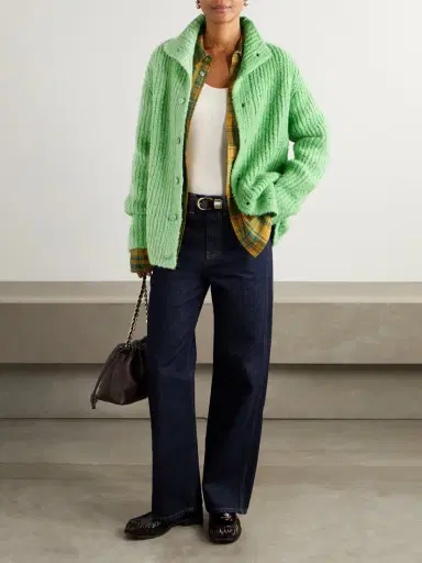 God’s True Cashmere Oversized Ribbed Cashmere-bouclé Cardigan | Thumbnail 2 God’s True Cashmere Oversized Ribbed Cashmere-bouclé Cardigan | Thumbnail 2