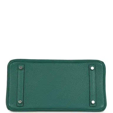 HERMÈS BEDAZZLING DONT LIST Pre-owned Hermes Birkin 30 Malachite Togo Palladium Hardware | Thumbnail 6 HERMÈS BEDAZZLING DONT LIST Pre-owned Hermes Birkin 30 Malachite Togo Palladium Hardware | Thumbnail 6