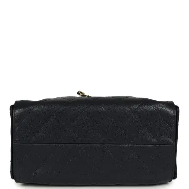 Chanel Chanel Small 25 Hobo Bag Dark Navy Caviar Antique Gold Hardware | Thumbnail 7 Chanel Chanel Small 25 Hobo Bag Dark Navy Caviar Antique Gold Hardware | Thumbnail 7