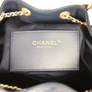 Chanel Chanel Small 25 Hobo Bag Dark Navy Caviar Antique Gold Hardware | Thumbnail 9 Chanel Chanel Small 25 Hobo Bag Dark Navy Caviar Antique Gold Hardware | Thumbnail 9