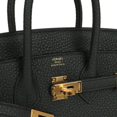 HERMÈS Hermes Birkin 25 Plomb Togo Gold Hardware | Thumbnail 7 HERMÈS Hermes Birkin 25 Plomb Togo Gold Hardware | Thumbnail 7