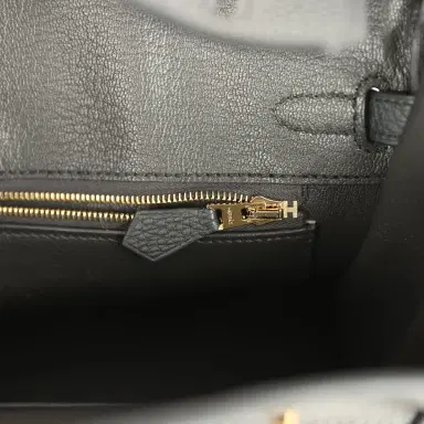 HERMÈS Hermes Birkin 25 Plomb Togo Gold Hardware | Thumbnail 9 HERMÈS Hermes Birkin 25 Plomb Togo Gold Hardware | Thumbnail 9