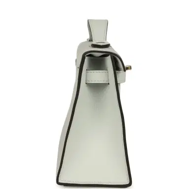 HERMÈS Hermes Kelly Pochette Gris Platine Swift Permabrass Hardware | Thumbnail 3 HERMÈS Hermes Kelly Pochette Gris Platine Swift Permabrass Hardware | Thumbnail 3