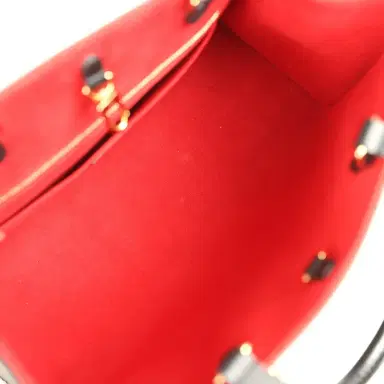 Louis Vuitton Louis Vuitton On The Go Fall In Love MM Tote Black, Red, Brown Monogram Gold Hardware | Thumbnail 8 Louis Vuitton Louis Vuitton On The Go Fall In Love MM Tote Black, Red, Brown Monogram Gold Hardware | Thumbnail 8
