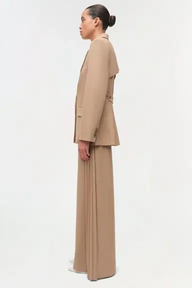 Simkhai Moren Pleated Back Blazer | Thumbnail 4 Simkhai Moren Pleated Back Blazer | Thumbnail 4
