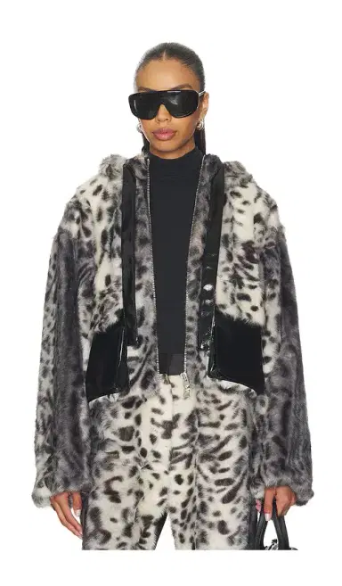 Aknvas Hesse Faux Fur Leopard Jacket | Thumbnail 1 Aknvas Hesse Faux Fur Leopard Jacket | Thumbnail 1