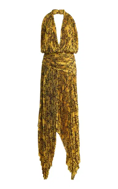 Proenza Schouler Paulina Pleated Maxi Dress | Thumbnail 1 Proenza Schouler Paulina Pleated Maxi Dress | Thumbnail 1