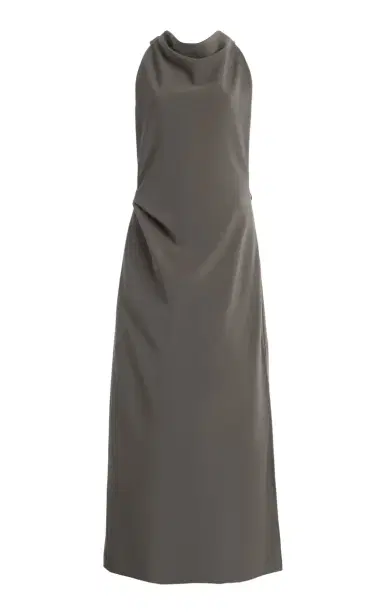 Proenza Schouler Selena Halter Crepe Maxi Dress | Thumbnail 3 Proenza Schouler Selena Halter Crepe Maxi Dress | Thumbnail 3