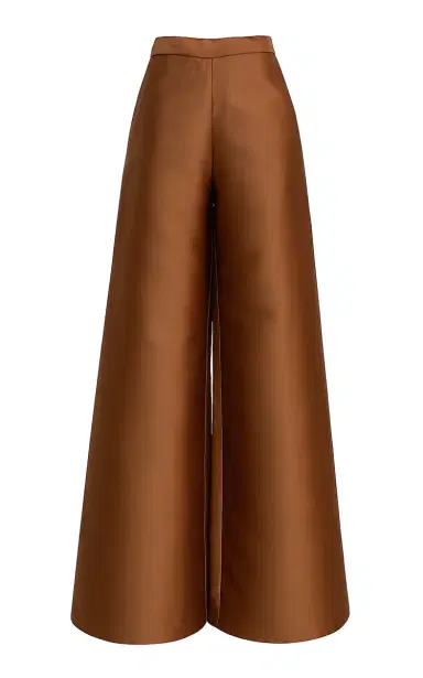 Dima Ayad Mid-Rise Wide-Leg Mikado Pants | Thumbnail 3 Dima Ayad Mid-Rise Wide-Leg Mikado Pants | Thumbnail 3