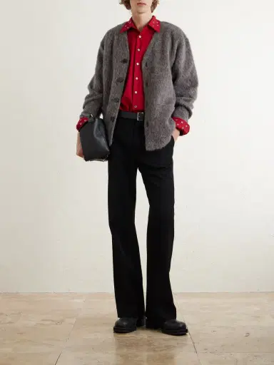 Our Legacy Brushed-Knit Cardigan - Men | Thumbnail 2 Our Legacy Brushed-Knit Cardigan - Men | Thumbnail 2