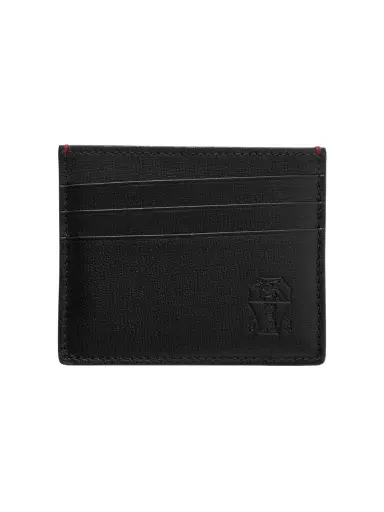 Brunello Cucinelli Pebble-Grain Leather Cardholder - Men | Thumbnail 1 Brunello Cucinelli Pebble-Grain Leather Cardholder - Men | Thumbnail 1