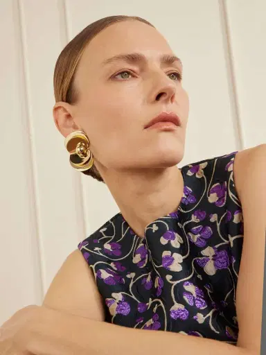 La DoubleJ Aura Gold-plated Clip Earrings | Thumbnail 4 La DoubleJ Aura Gold-plated Clip Earrings | Thumbnail 4