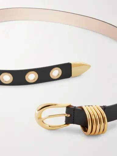 Déhanche Hollyhock Rivet Eyelet-embellished Leather Waist Belt | Thumbnail 3 Déhanche Hollyhock Rivet Eyelet-embellished Leather Waist Belt | Thumbnail 3