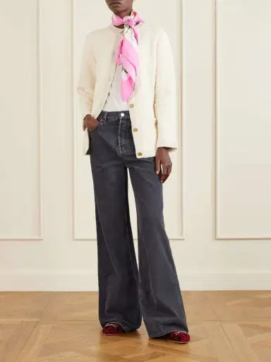 Gucci Flora Printed Silk-twill Scarf | Thumbnail 3 Gucci Flora Printed Silk-twill Scarf | Thumbnail 3