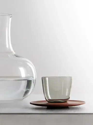 LOBMEYR + Meissen Set Of Two Glass And Stoneware Espresso Cups And Saucers | Thumbnail 2 LOBMEYR + Meissen Set Of Two Glass And Stoneware Espresso Cups And Saucers | Thumbnail 2
