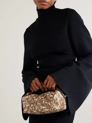 Calvin Klein Collection Andy Printed Calf Hair Clutch | Thumbnail 2 Calvin Klein Collection Andy Printed Calf Hair Clutch | Thumbnail 2