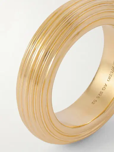 LIÉ STUDIO The Amelia Gold-plated Silver Ring | Thumbnail 4 LIÉ STUDIO The Amelia Gold-plated Silver Ring | Thumbnail 4