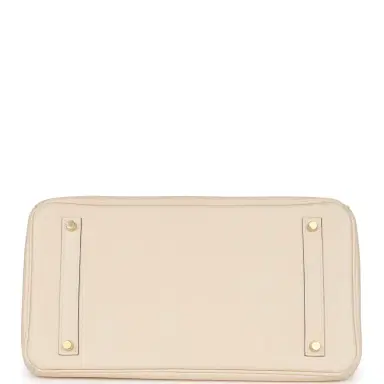 HERMÈS Hermes Birkin 35 Nata Clemence Gold Hardware | Thumbnail 6 HERMÈS Hermes Birkin 35 Nata Clemence Gold Hardware | Thumbnail 6