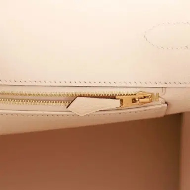 HERMÈS Hermes Birkin 35 Nata Clemence Gold Hardware | Thumbnail 9 HERMÈS Hermes Birkin 35 Nata Clemence Gold Hardware | Thumbnail 9