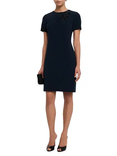 SACHIN & BABI Women's Tamara Embellished Crepe Minidress - Midnight | Thumbnail 2 SACHIN & BABI Women's Tamara Embellished Crepe Minidress - Midnight | Thumbnail 2