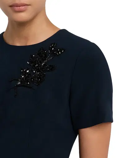 SACHIN & BABI Women's Tamara Embellished Crepe Minidress - Midnight | Thumbnail 5 SACHIN & BABI Women's Tamara Embellished Crepe Minidress - Midnight | Thumbnail 5