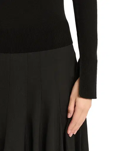 SIMKHAI Women's Natia Jersey Cowlneck Top - Black | Thumbnail 5 SIMKHAI Women's Natia Jersey Cowlneck Top - Black | Thumbnail 5