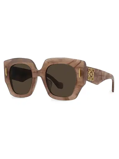 Loewe Women's 50MM Square Sunglasses - Brown | Thumbnail 1 Loewe Women's 50MM Square Sunglasses - Brown | Thumbnail 1