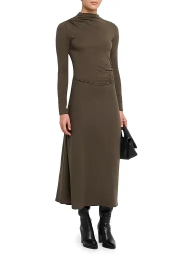 RAILS Women's Margaret Ruched A-Line Midi-Dress | Thumbnail 3 RAILS Women's Margaret Ruched A-Line Midi-Dress | Thumbnail 3