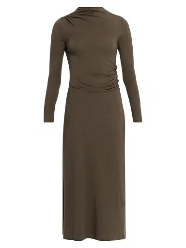 RAILS Women's Margaret Ruched A-Line Midi-Dress | Thumbnail 1 RAILS Women's Margaret Ruched A-Line Midi-Dress | Thumbnail 1