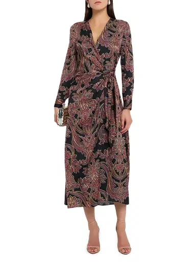 MISA Los Angeles Women's Eliza Floral Jersey Midi-Dress | Thumbnail 2 MISA Los Angeles Women's Eliza Floral Jersey Midi-Dress | Thumbnail 2