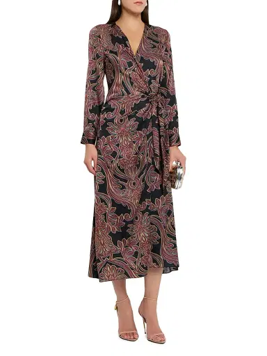 MISA Los Angeles Women's Eliza Floral Jersey Midi-Dress | Thumbnail 3 MISA Los Angeles Women's Eliza Floral Jersey Midi-Dress | Thumbnail 3