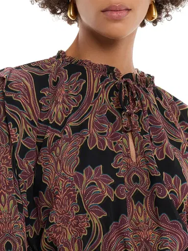 MISA Los Angeles Women's Lilly Floral Chiffon Minidress | Thumbnail 5 MISA Los Angeles Women's Lilly Floral Chiffon Minidress | Thumbnail 5