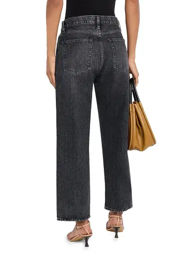 Frame Women's The Hang Mid-Rise Wide-Leg Crop Jeans | Thumbnail 4 Frame Women's The Hang Mid-Rise Wide-Leg Crop Jeans | Thumbnail 4