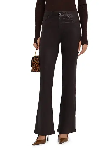 PAIGE Women's Laurel Canyon High-Rise Coated Jeans | Thumbnail 3 PAIGE Women's Laurel Canyon High-Rise Coated Jeans | Thumbnail 3