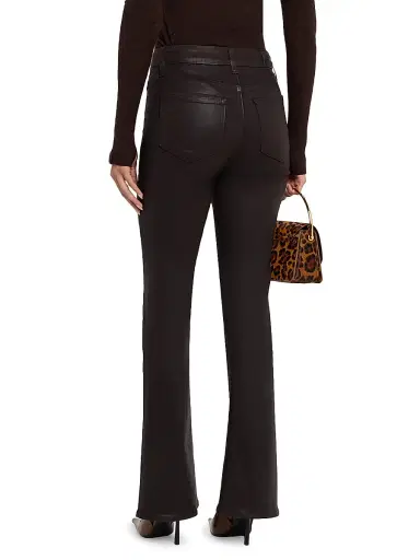 PAIGE Women's Laurel Canyon High-Rise Coated Jeans | Thumbnail 4 PAIGE Women's Laurel Canyon High-Rise Coated Jeans | Thumbnail 4