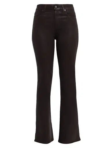 PAIGE Women's Laurel Canyon High-Rise Coated Jeans | Thumbnail 1 PAIGE Women's Laurel Canyon High-Rise Coated Jeans | Thumbnail 1