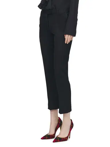 Alexander McQueen Women's Wool Crop Trousers | Thumbnail 4 Alexander McQueen Women's Wool Crop Trousers | Thumbnail 4
