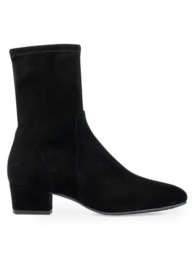 Aquatalia Women's Stassi Suede Ankle Boots - Black | Thumbnail 1 Aquatalia Women's Stassi Suede Ankle Boots - Black | Thumbnail 1