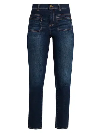 Ramy Brook Women's Emmy High-Rise Skinny Jeans - Dark Rinse | Thumbnail 1 Ramy Brook Women's Emmy High-Rise Skinny Jeans - Dark Rinse | Thumbnail 1