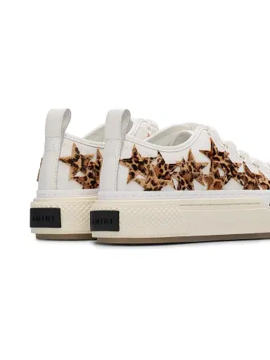 Amiri Women's Stars Court Appliqué Low-Top Leather Sneakers - Dark Brown | Thumbnail 3 Amiri Women's Stars Court Appliqué Low-Top Leather Sneakers - Dark Brown | Thumbnail 3