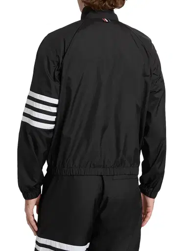 Thom Browne Men's Ripstop Nylon Raglan Track Jacket | Thumbnail 5 Thom Browne Men's Ripstop Nylon Raglan Track Jacket | Thumbnail 5