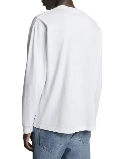 Jacquemus Men's J-Embroidered Long-Sleeve T-Shirt - White - Size Small | Thumbnail 4 Jacquemus Men's J-Embroidered Long-Sleeve T-Shirt - White - Size Small | Thumbnail 4